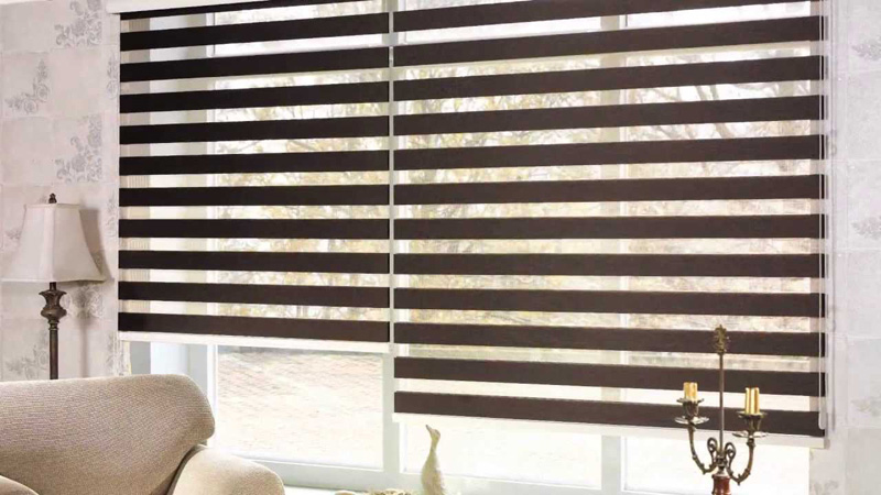 Rèm cầu vồng tại Lumitex với chất vải có khả năng cản sáng chống nắng 100%