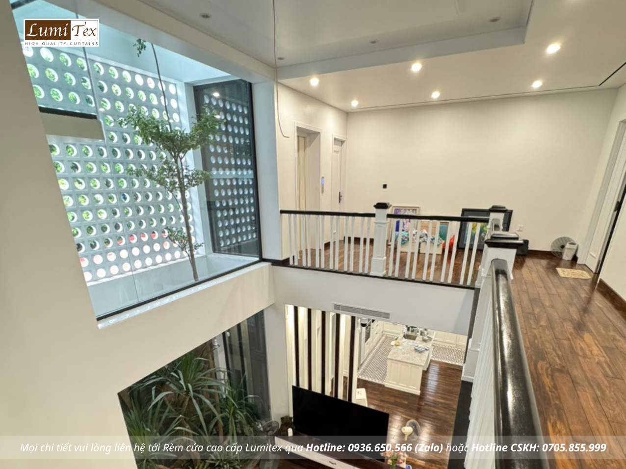 Thi công mành rèm cao cấp tại nhà phố Nguyễn Văn Linh Hải Phòng