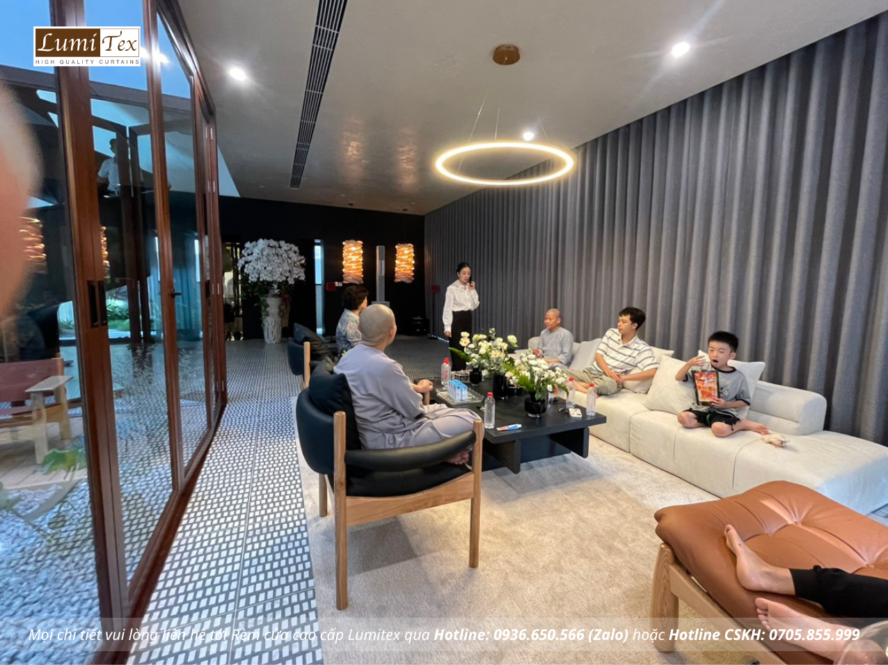 Thi công rèm cửa nhà phố Nam Sông Lạch Tray Dương Kinh Hải Phòng