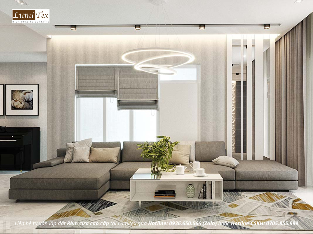 Top 5 Mẫu Rèm Cuốn Phổ Biến Thường Được Lắp Đặt Tại Hà Nội