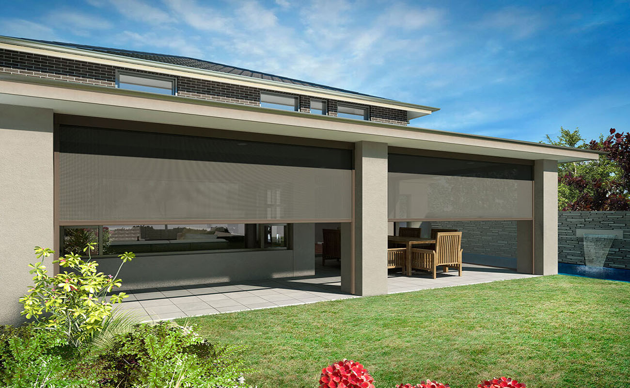 Sản phẩm rèm cuốn Zipscreen mang đến một góc nhìn khác về sự độc đáo cho cảnh quan