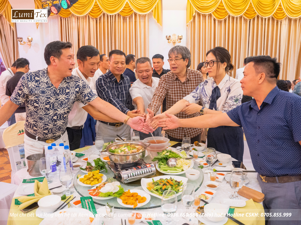 Rèm Lumitex tham dự buổi họp kết nối kinh doanh Hội Doanh nhân họ Phạm Hải Phòng