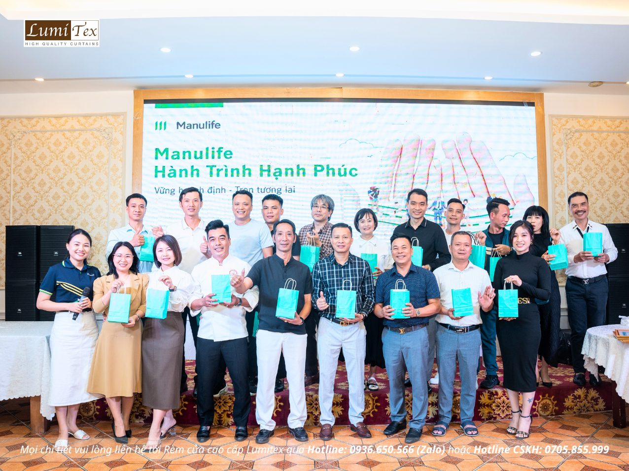 Rèm Lumitex tham dự buổi họp kết nối kinh doanh Hội Doanh nhân họ Phạm Hải Phòng