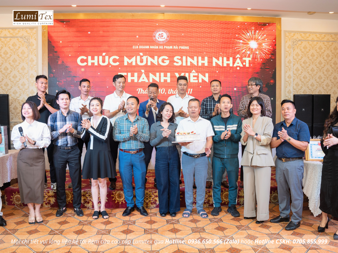 Rèm Lumitex tham dự buổi họp kết nối kinh doanh Hội Doanh nhân họ Phạm Hải Phòng