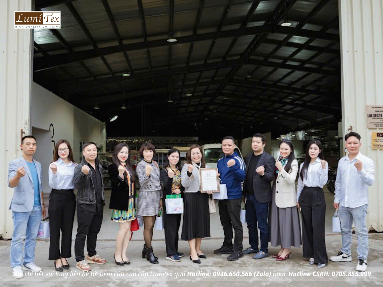 Cảm Ơn Chuyến Thăm Của Hội Doanh Nghiệp Cung Ứng KCN Việt Nam Tại Lumitex Việt Nam