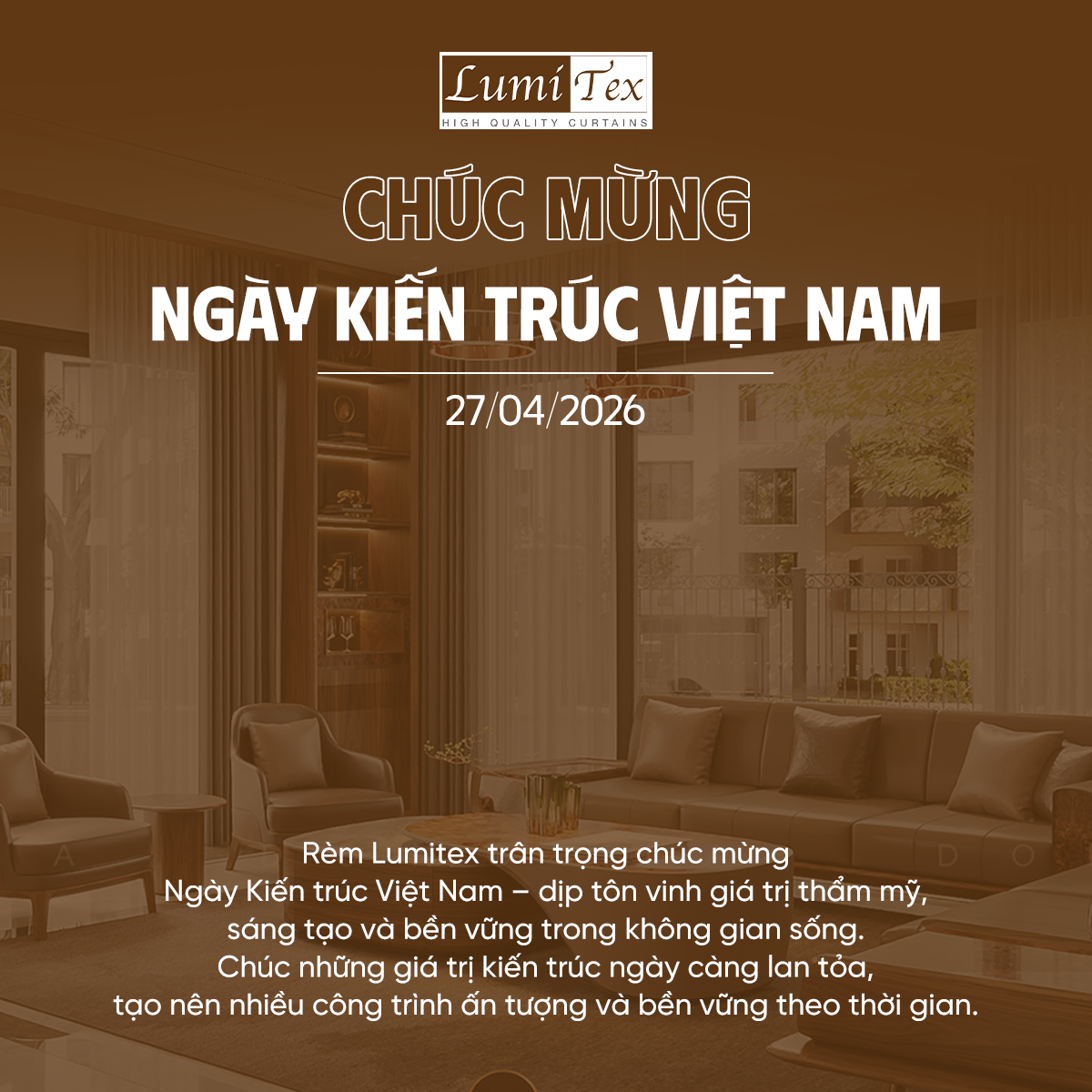Chúc mừng Ngày Kiến trúc Việt Nam 27/04 Chúc mừng Ngày Kiến trúc Việt Nam 27/04