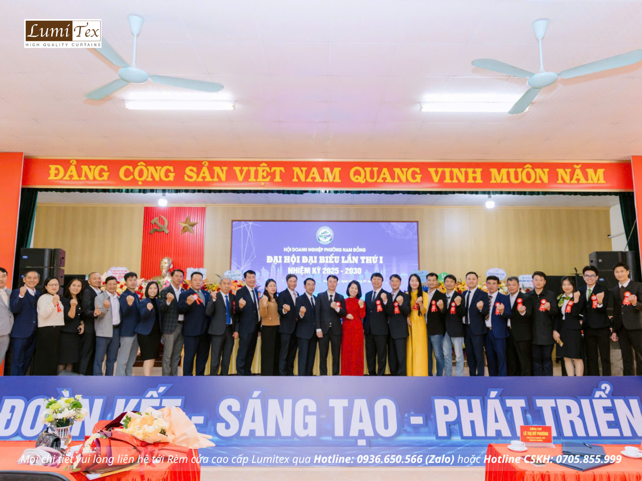 Đại hội lần thứ nhất Hội Doanh nghiệp phường Nam Đồng nhiệm kỳ 2025–2030