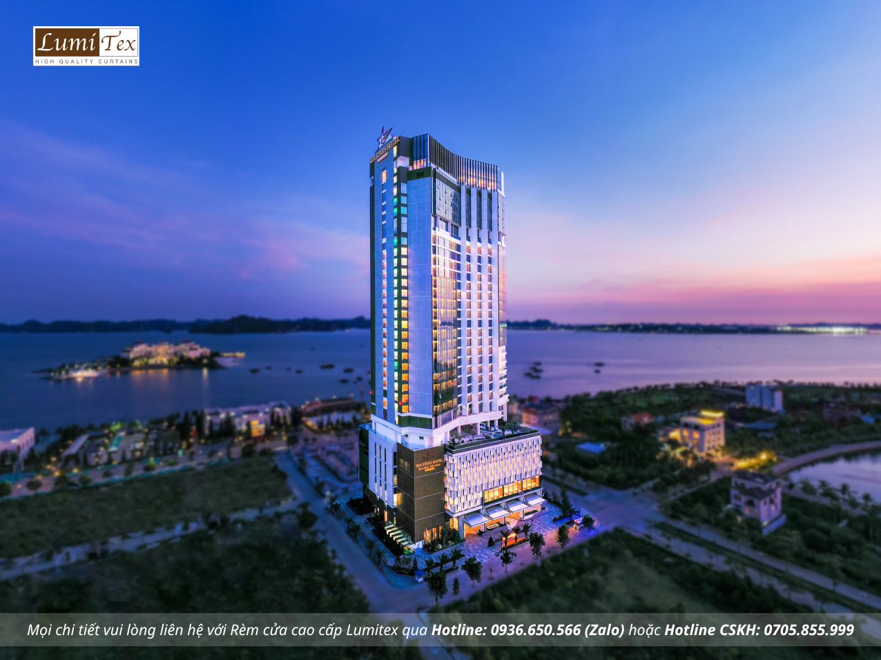  Dự án lắp đặt rèm cửa khách sạn cao cấp Sea Star Hạ Long 