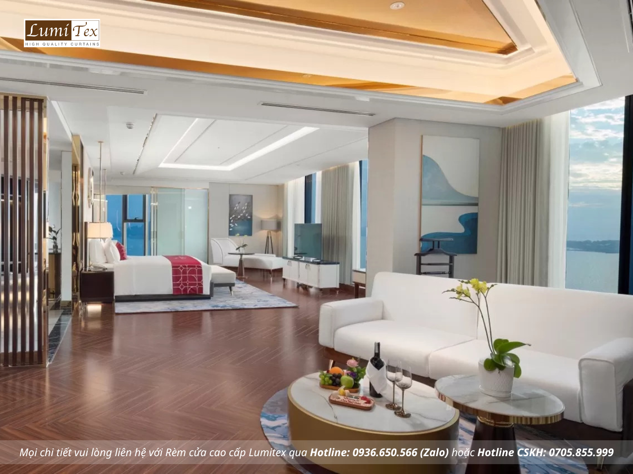  Dự án lắp đặt rèm cửa khách sạn cao cấp Sea Star Hạ Long 
