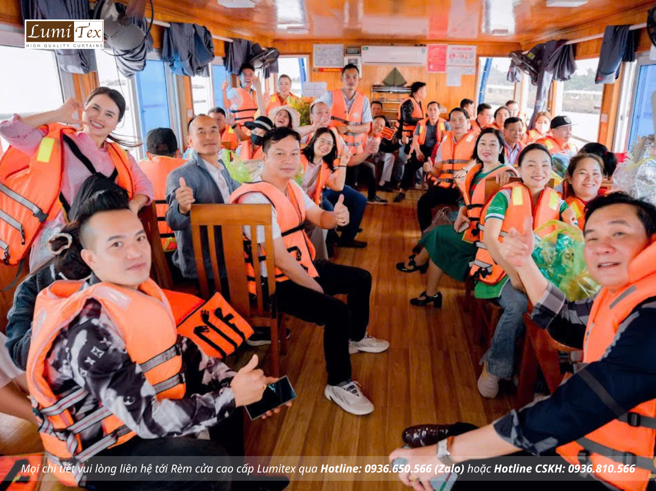 Rèm Lumitex tham dự chương trình Du xuân 2026 – Kết nối doanh nhân họ Phạm Hải Phòng