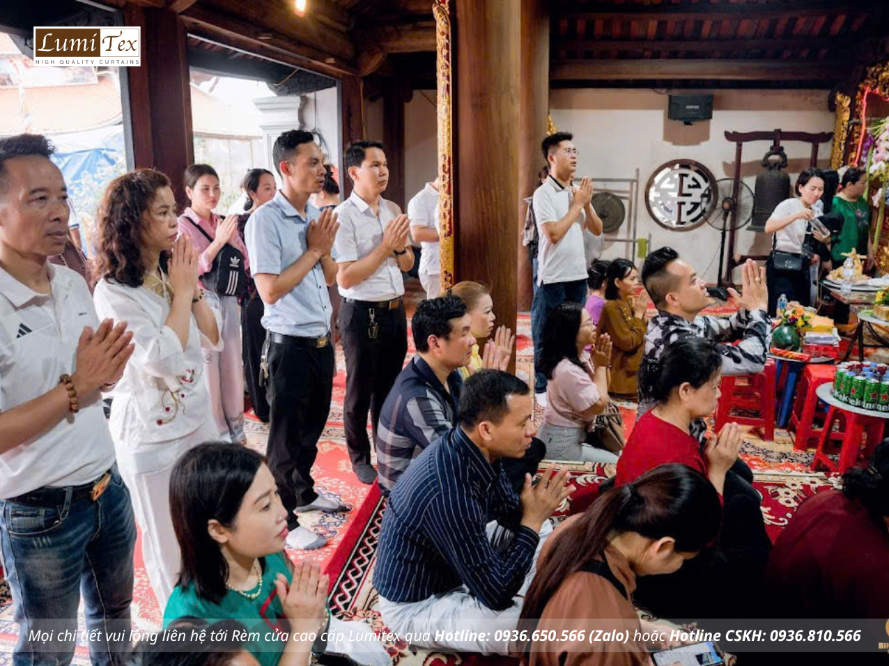Rèm Lumitex tham dự chương trình Du xuân 2026 – Kết nối doanh nhân họ Phạm Hải Phòng