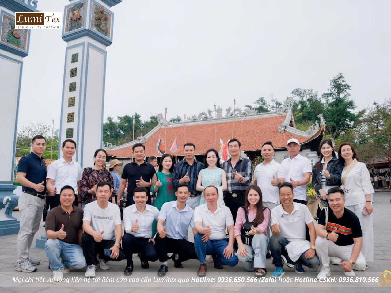 Rèm Lumitex tham dự chương trình Du xuân 2026 – Kết nối doanh nhân họ Phạm Hải Phòng