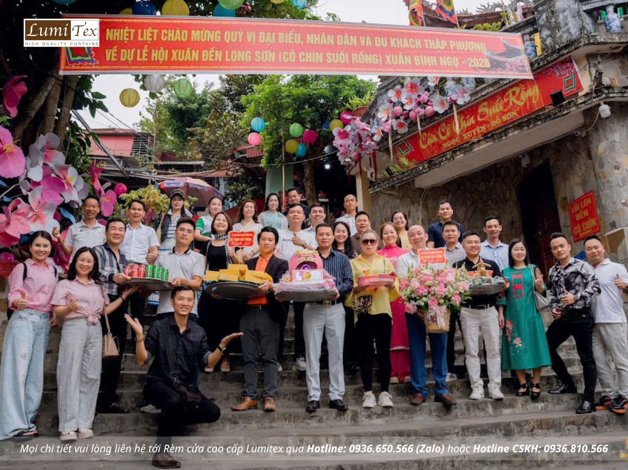 Rèm Lumitex tham dự chương trình Du xuân 2026 – Kết nối doanh nhân họ Phạm Hải Phòng