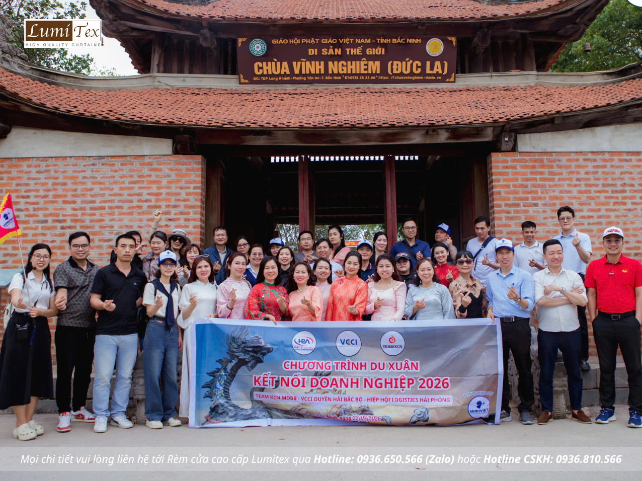 Rèm Lumitex tham dự chương trình Du xuân – Kết nối doanh nghiệp 2026 Rèm Lumitex tham dự chương trình Du xuân – Kết nối doanh nghiệp 2026