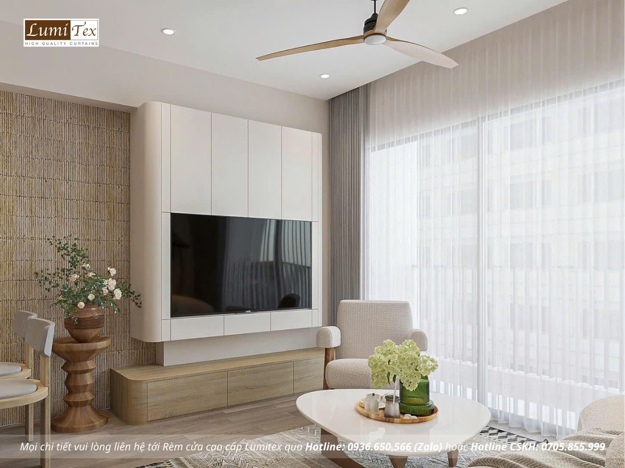 Giải pháp rèm chống nắng chung cư Vinhomes Smart City