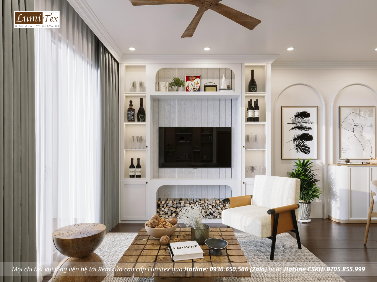 Giải pháp rèm chống nắng chung cư Vinhomes Smart City