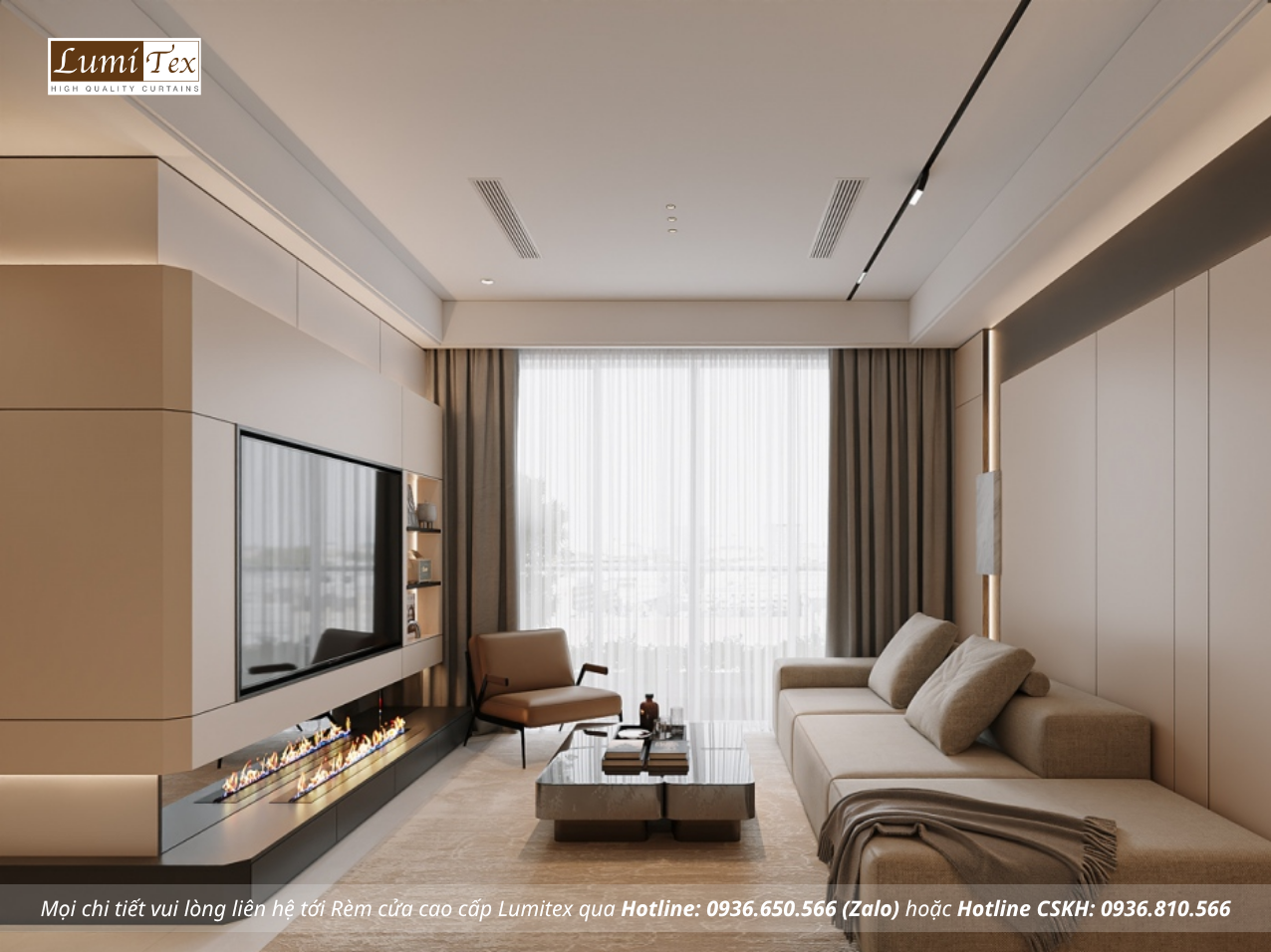 Giải pháp rèm chống cháy chung cư tại Hà Nội tối ưu theo từng không gian sống