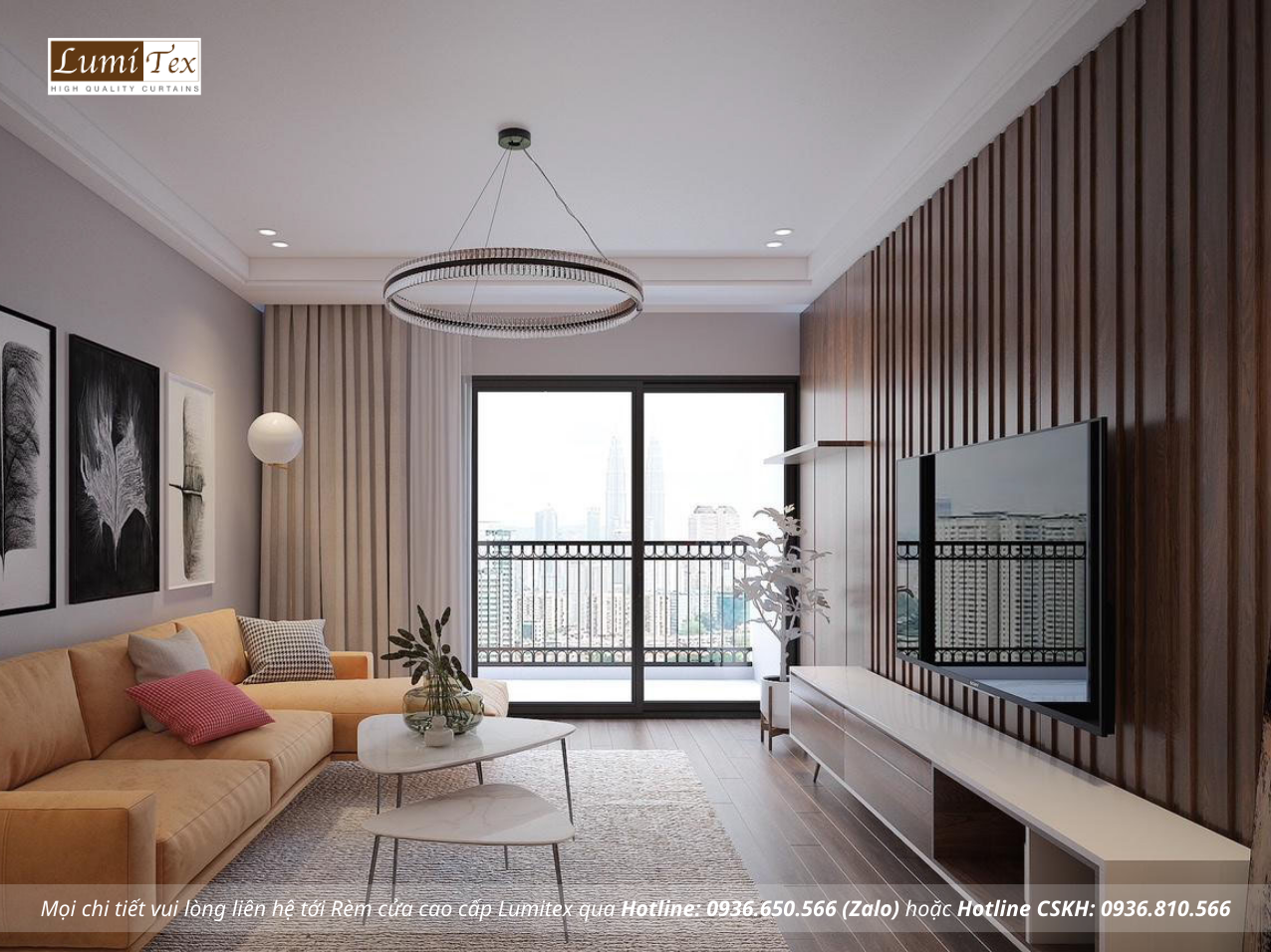 Gợi ý rèm cửa căn hộ chung cư phù hợp từng không gian