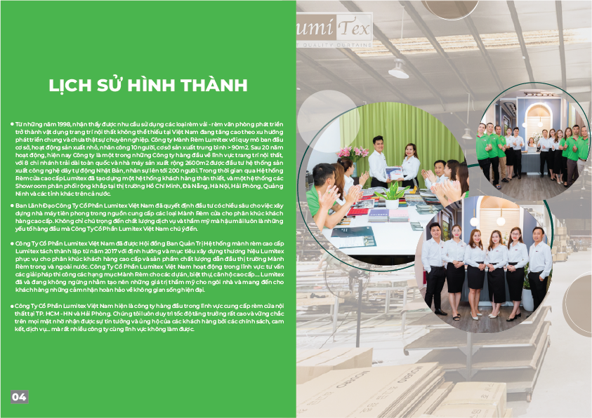 Hồ sơ năng lực Công ty Cổ phần Lumitex Việt Nam