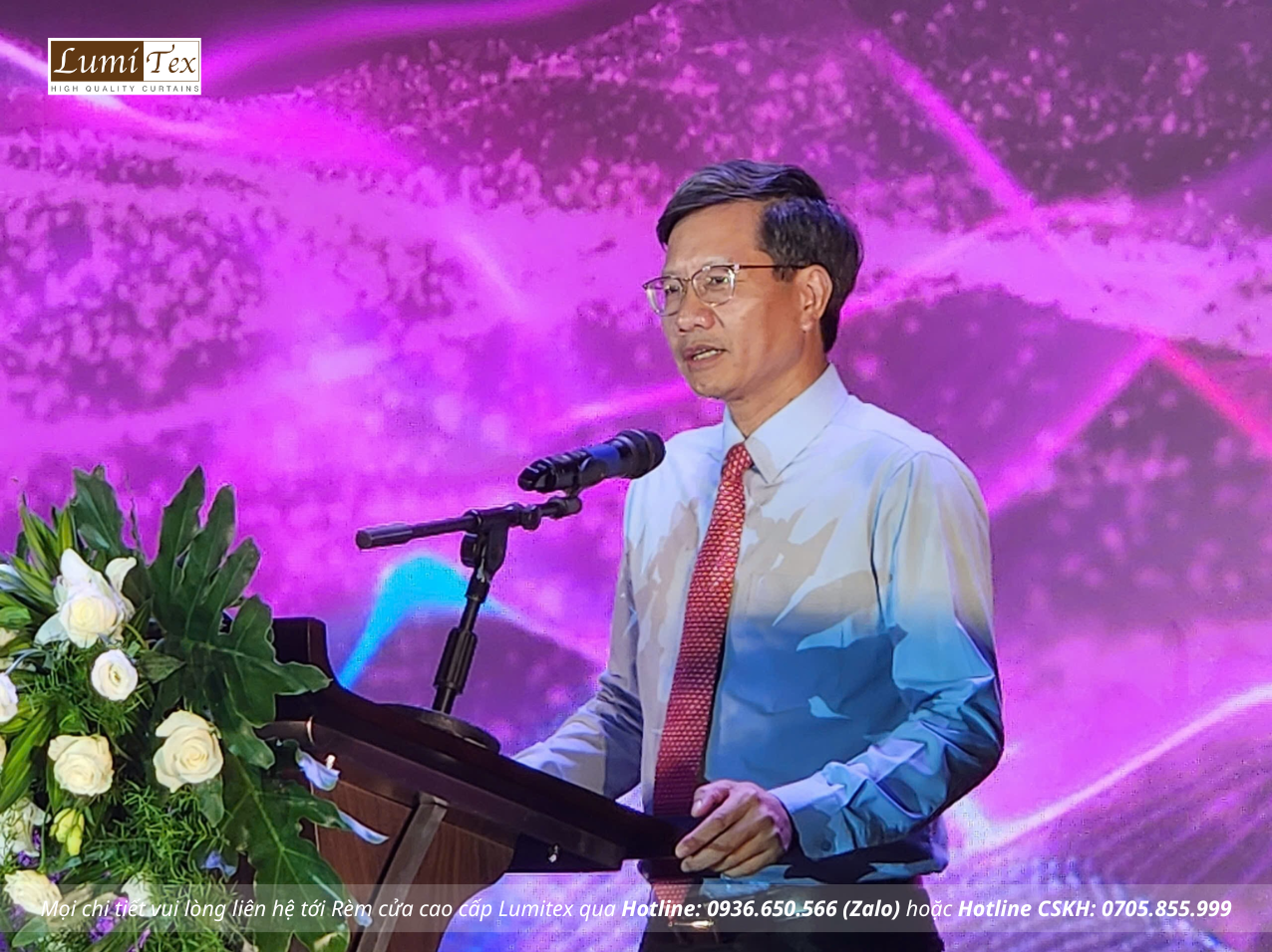 Phó Chủ tịch Thường trực UBND thành phố  Lê Anh Quân phát biểu tại chương trình.