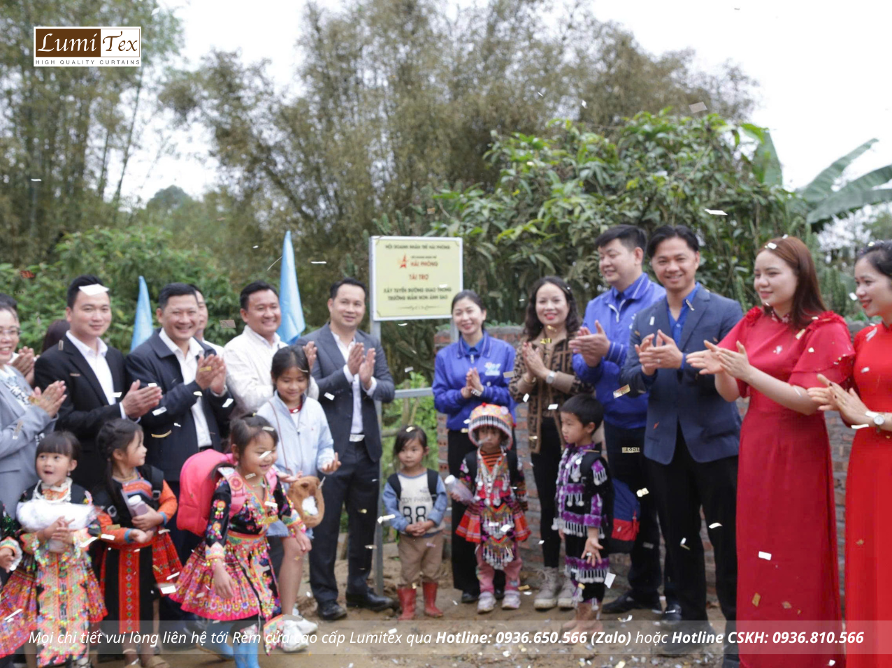 Hội Doanh nhân trẻ Hải Phòng lan tỏa yêu thương, đồng hành cùng học sinh Kim Bon – Sơn La
