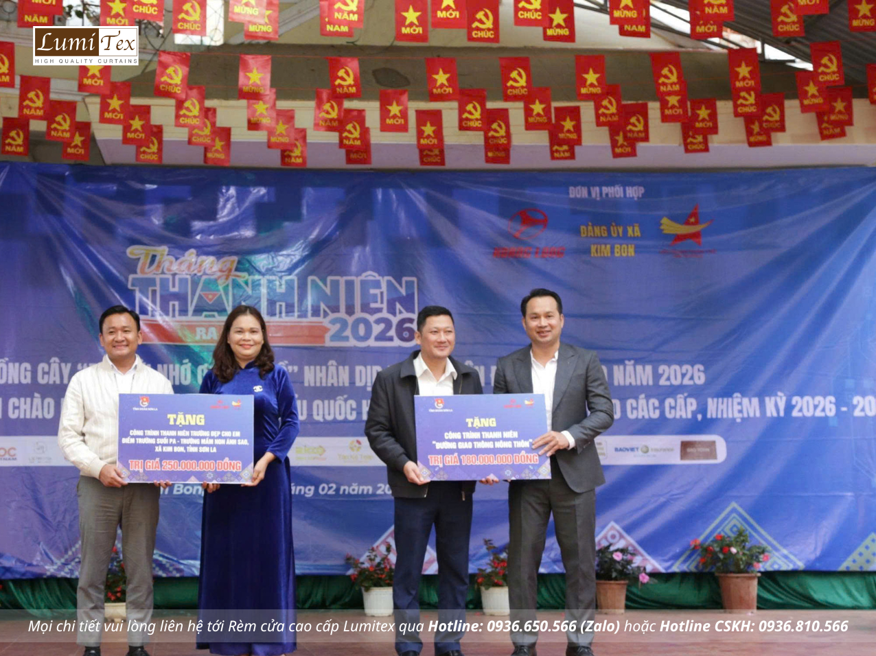 Hội Doanh nhân trẻ Hải Phòng lan tỏa yêu thương, đồng hành cùng học sinh Kim Bon – Sơn La