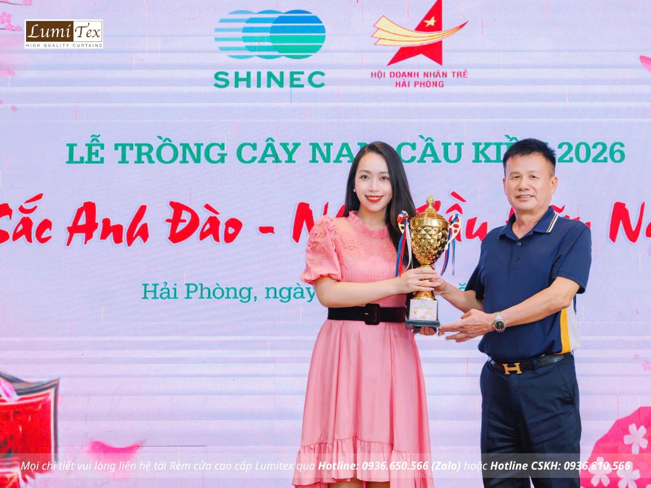 Hội Doanh nhân trẻ Hải Phòng đồng hành cùng Lễ trồng cây 2026 “Sắc Anh Đào – Nhịp cầu hữu nghị”