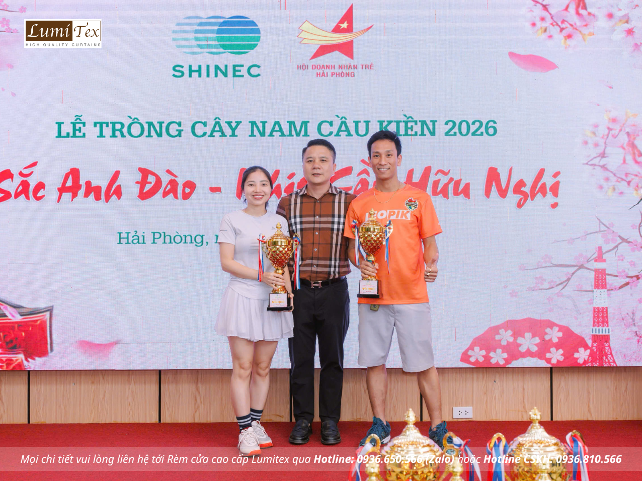 Hội Doanh nhân trẻ Hải Phòng đồng hành cùng Lễ trồng cây 2026 “Sắc Anh Đào – Nhịp cầu hữu nghị”