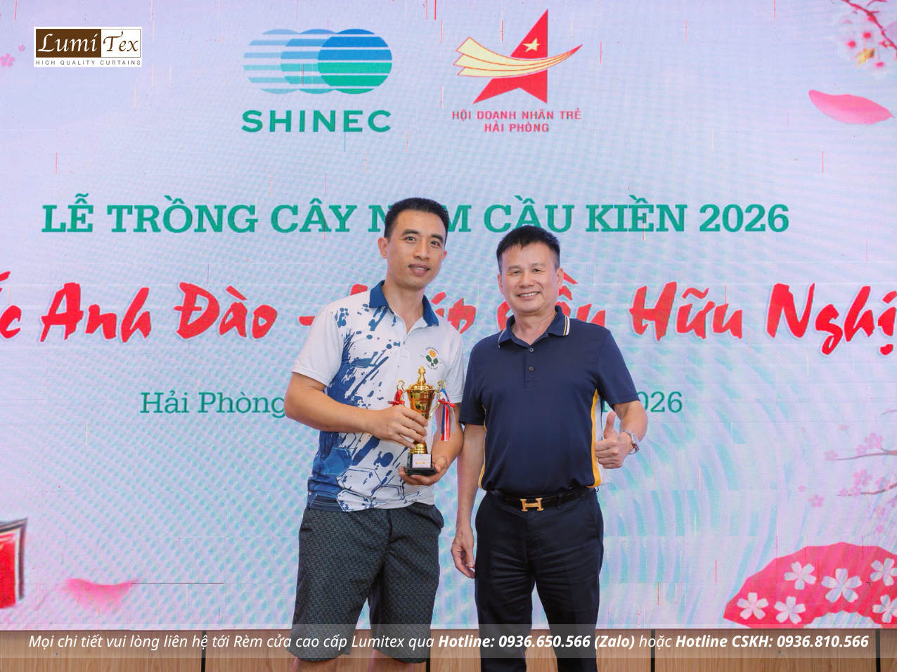 Hội Doanh nhân trẻ Hải Phòng đồng hành cùng Lễ trồng cây 2026 “Sắc Anh Đào – Nhịp cầu hữu nghị”