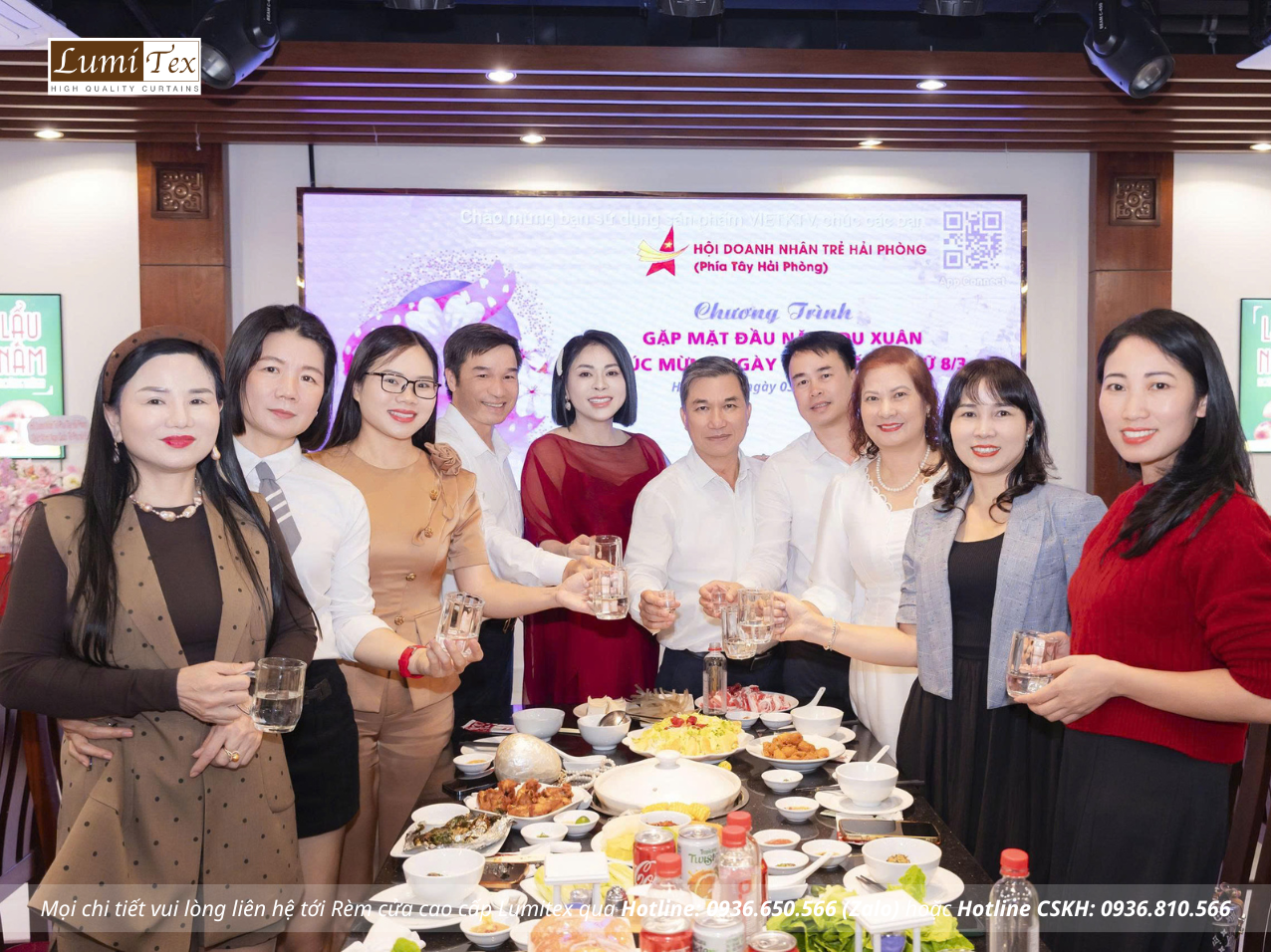 Hội Doanh nhân trẻ khu vực phía Tây Hải Phòng gặp mặt đầu năm và chúc mừng Ngày Quốc tế Phụ nữ 8/3