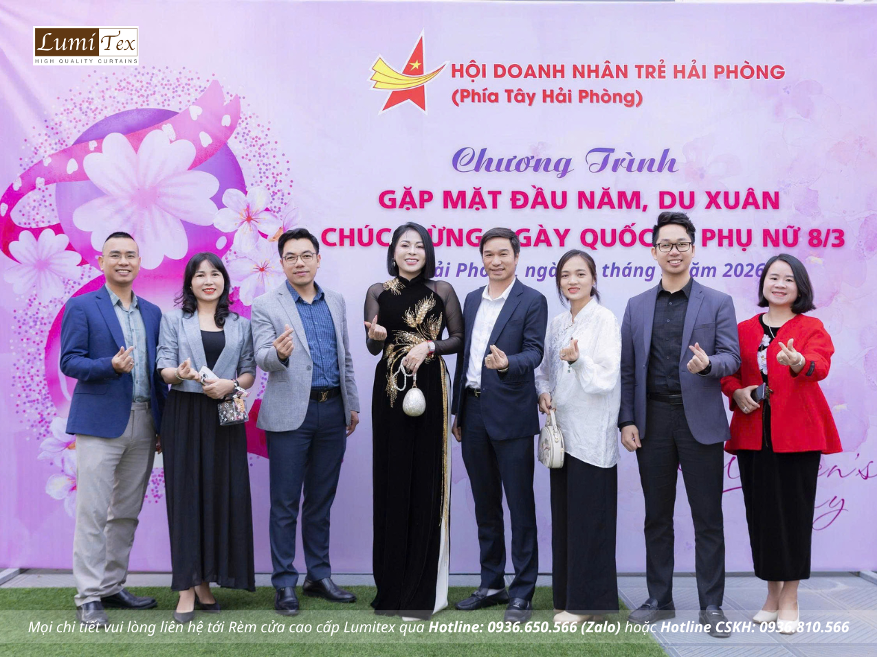 Hội Doanh nhân trẻ khu vực phía Tây Hải Phòng gặp mặt đầu năm và chúc mừng Ngày Quốc tế Phụ nữ 8/3