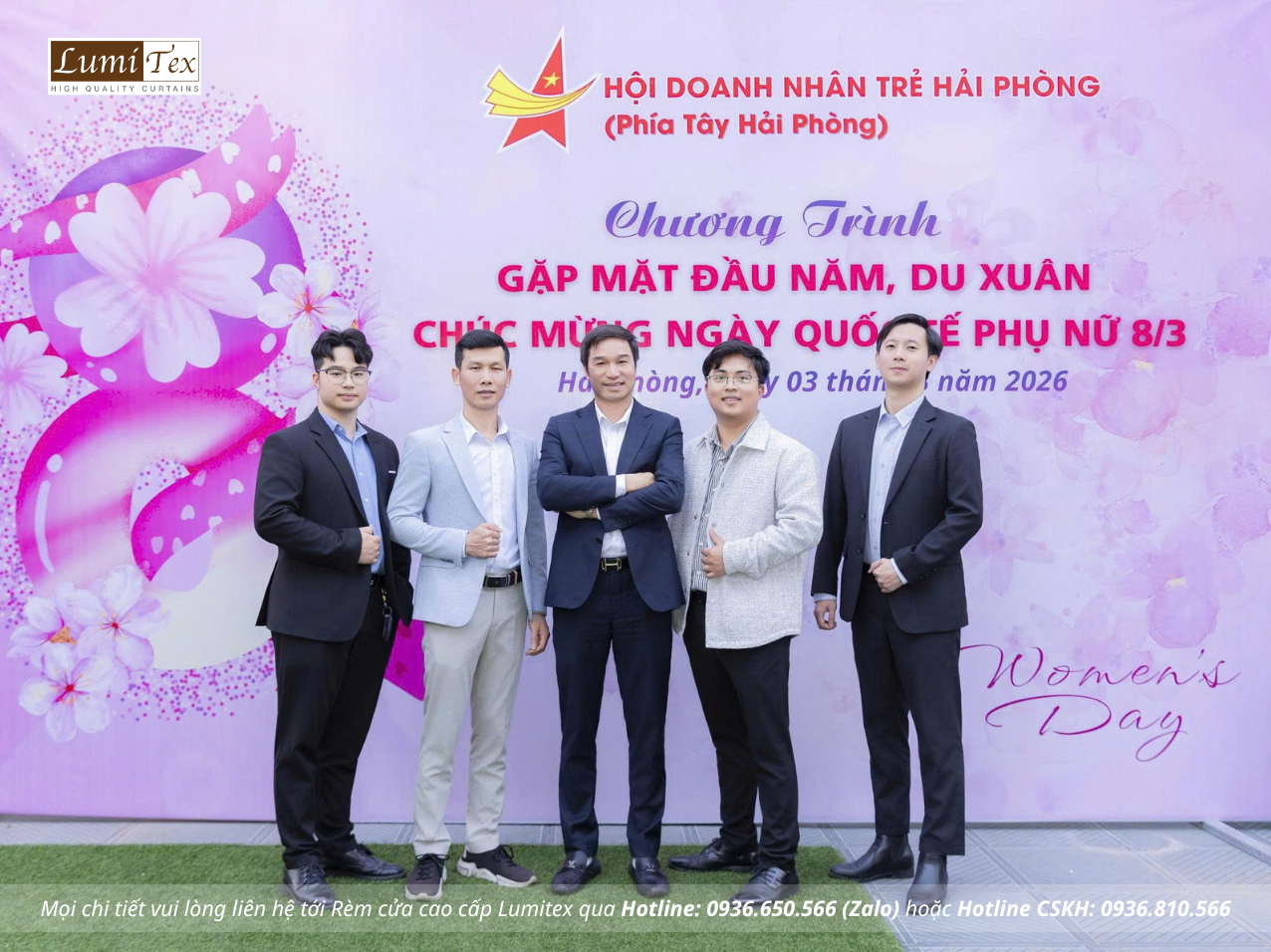 Hội Doanh nhân trẻ khu vực phía Tây Hải Phòng gặp mặt đầu năm và chúc mừng Ngày Quốc tế Phụ nữ 8/3