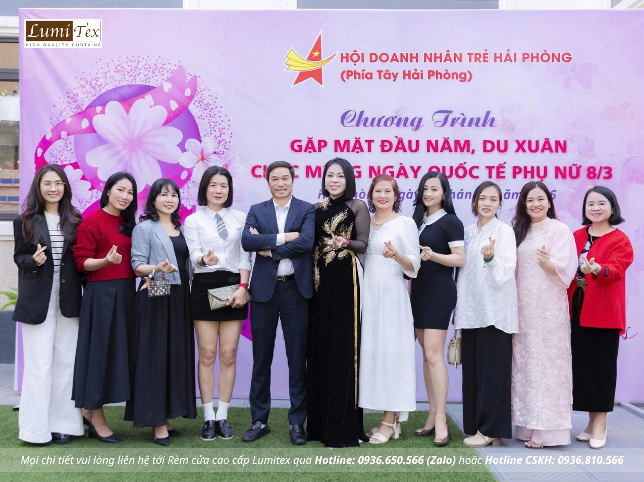 Hội Doanh nhân trẻ khu vực phía Tây Hải Phòng gặp mặt đầu năm và chúc mừng Ngày Quốc tế Phụ nữ 8/3