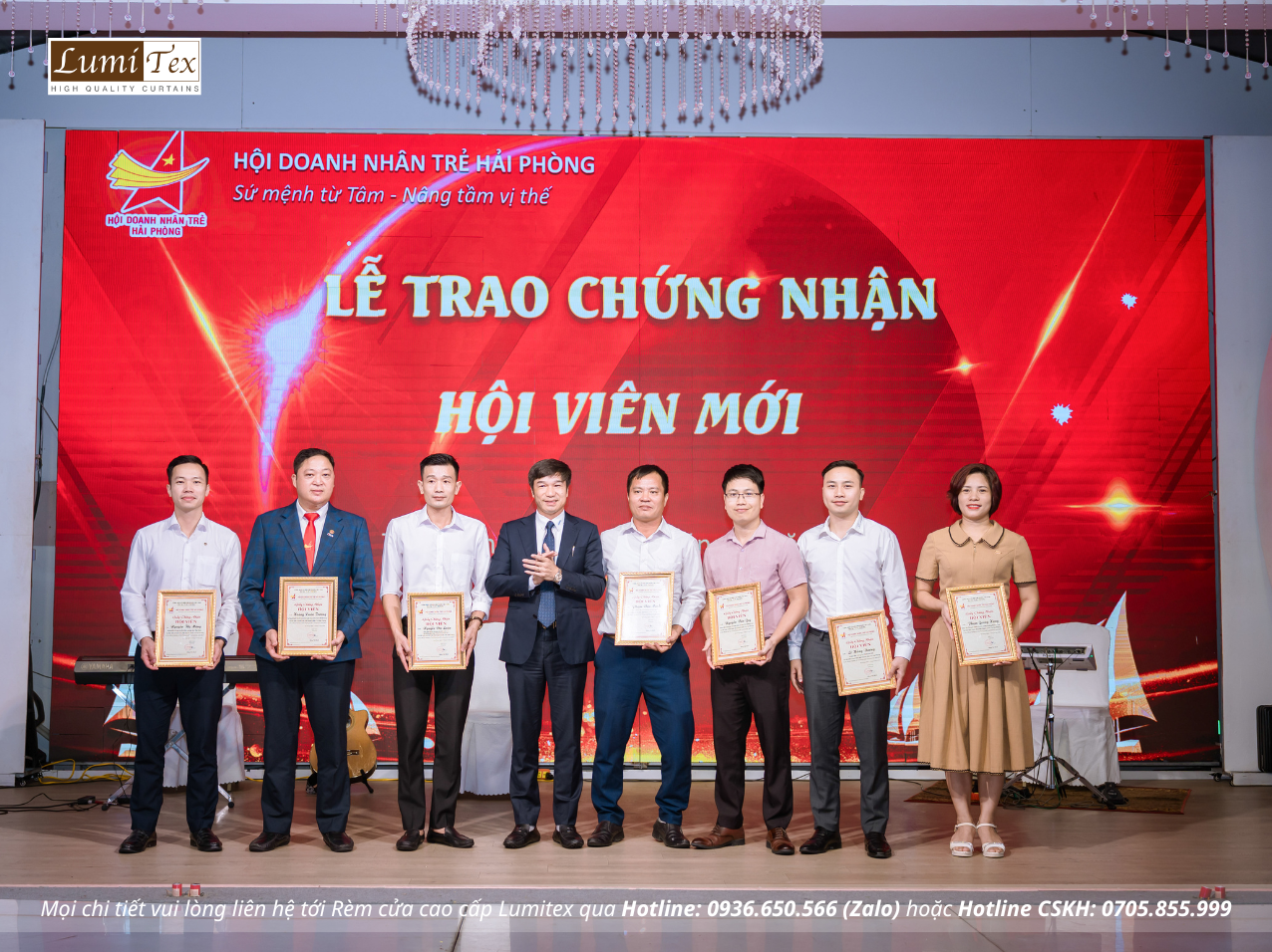 Rèm Lumitex tham dự Hội nghị gặp mặt doanh nghiệp thành phố nhân dịp kỷ niệm 21 năm Ngày Doanh nhân Việt Nam