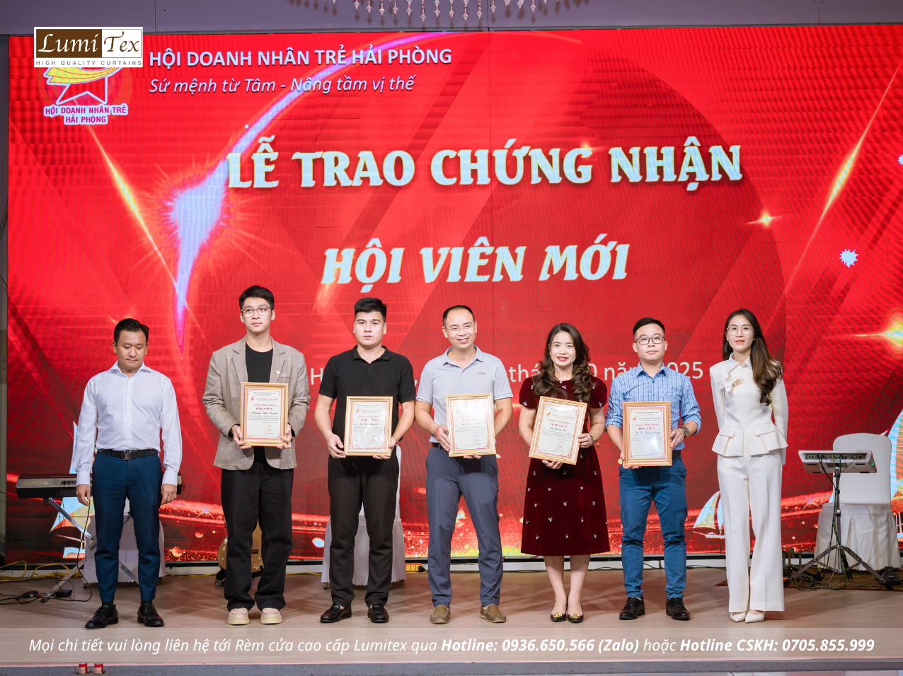 Rèm Lumitex tham dự Hội nghị gặp mặt doanh nghiệp thành phố nhân dịp kỷ niệm 21 năm Ngày Doanh nhân Việt Nam