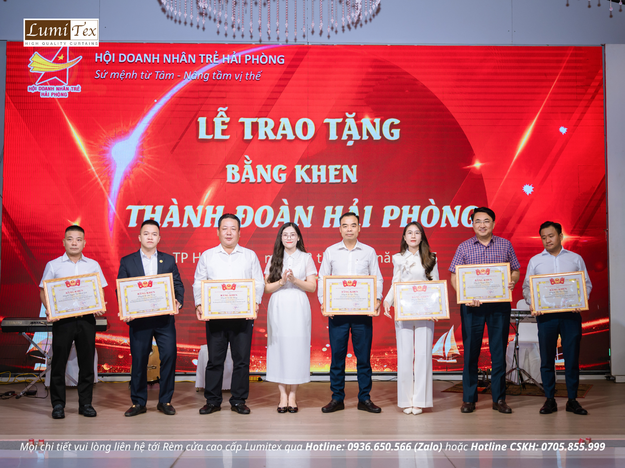 Rèm Lumitex tham dự Hội nghị gặp mặt doanh nghiệp thành phố nhân dịp kỷ niệm 21 năm Ngày Doanh nhân Việt Nam