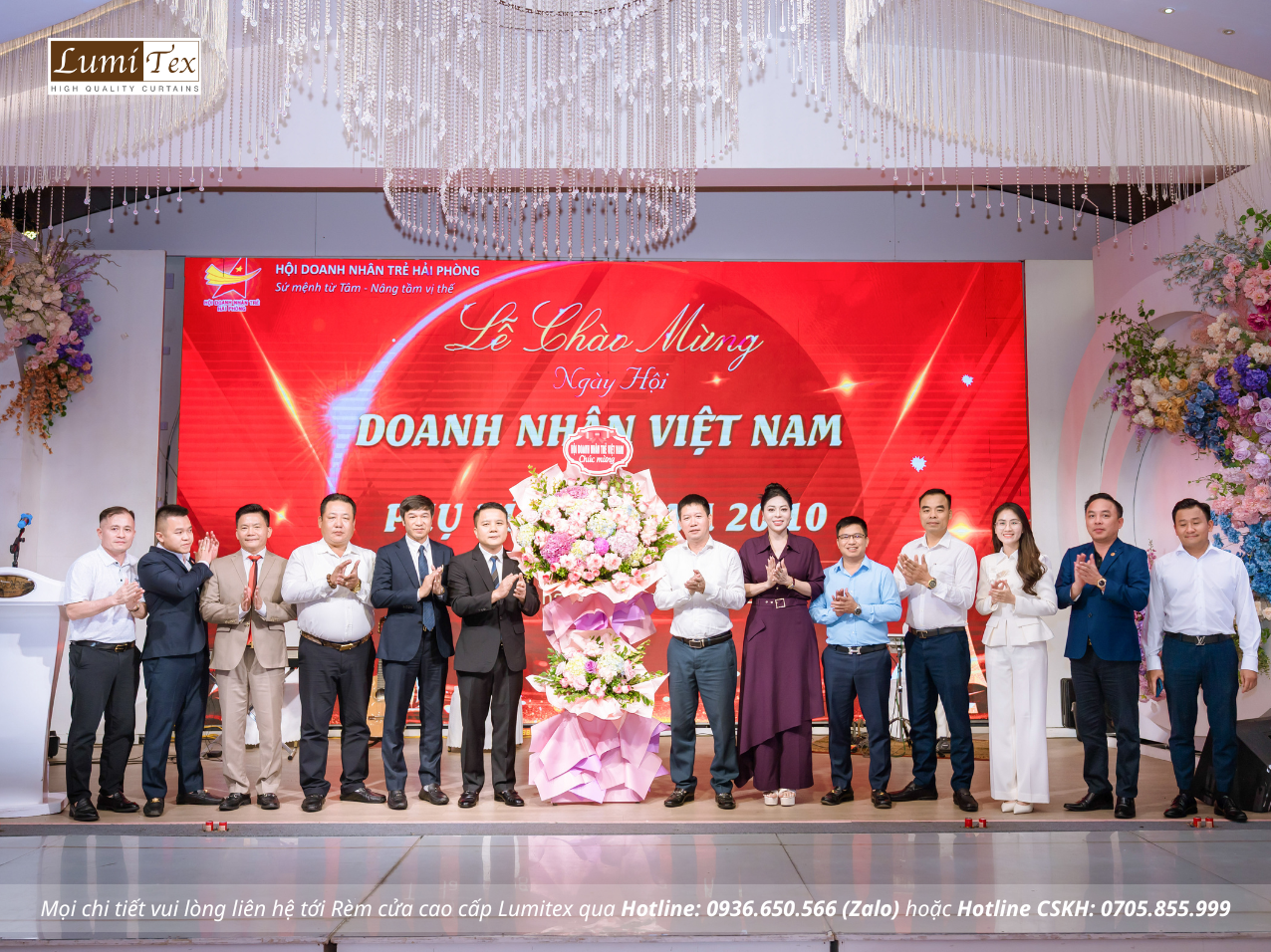 Rèm Lumitex tham dự Hội nghị gặp mặt doanh nghiệp thành phố nhân dịp kỷ niệm 21 năm Ngày Doanh nhân Việt Nam