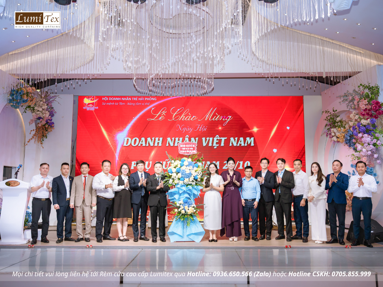 Rèm Lumitex tham dự Hội nghị gặp mặt doanh nghiệp thành phố nhân dịp kỷ niệm 21 năm Ngày Doanh nhân Việt Nam