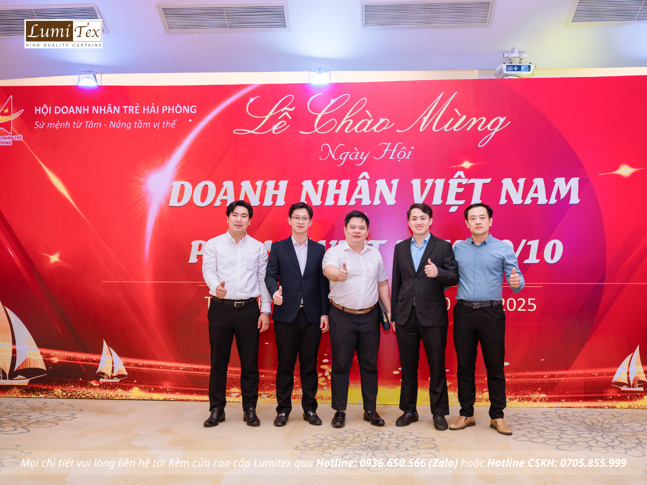 Rèm Lumitex tham dự Hội nghị gặp mặt doanh nghiệp thành phố nhân dịp kỷ niệm 21 năm Ngày Doanh nhân Việt Nam