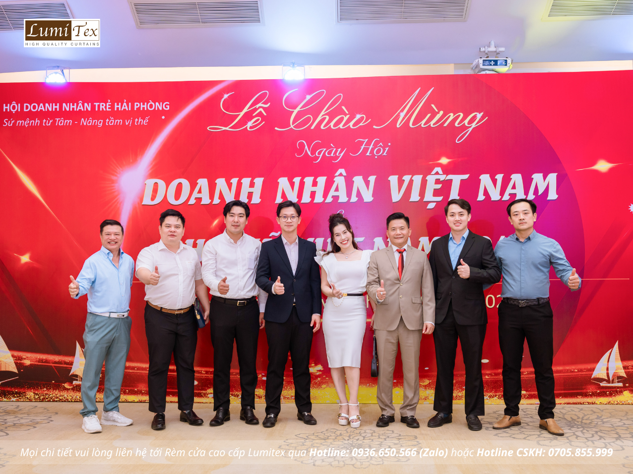Rèm Lumitex tham dự Hội nghị gặp mặt doanh nghiệp thành phố nhân dịp kỷ niệm 21 năm Ngày Doanh nhân Việt Nam