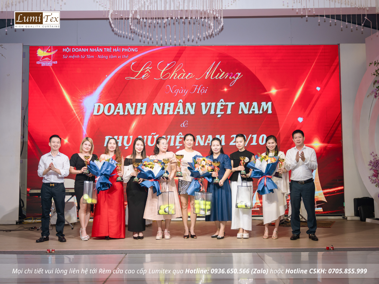 Rèm Lumitex tham dự Hội nghị gặp mặt doanh nghiệp thành phố nhân dịp kỷ niệm 21 năm Ngày Doanh nhân Việt Nam