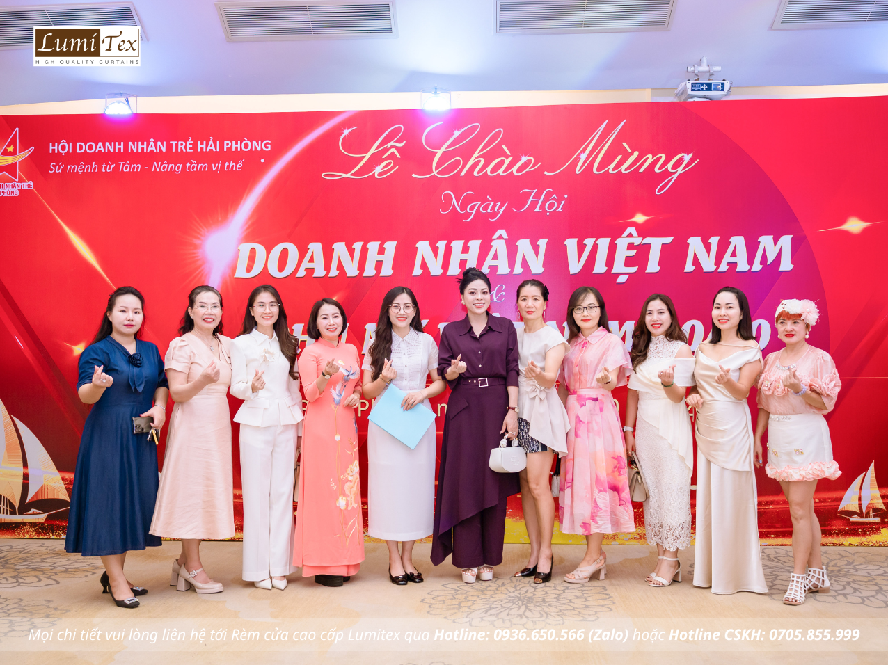 Rèm Lumitex tham dự Hội nghị gặp mặt doanh nghiệp thành phố nhân dịp kỷ niệm 21 năm Ngày Doanh nhân Việt Nam