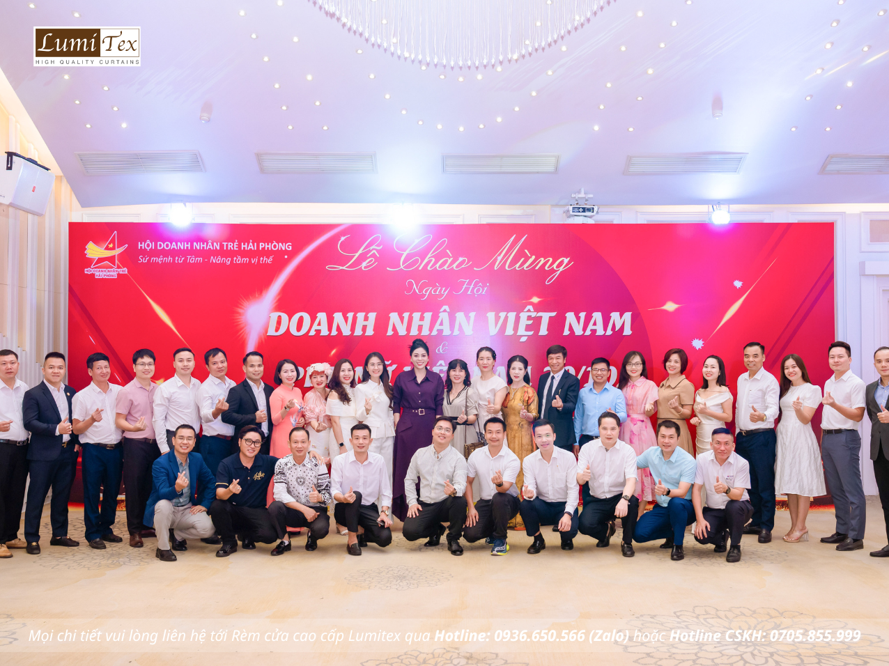 Rèm Lumitex tham dự Hội nghị gặp mặt doanh nghiệp thành phố nhân dịp kỷ niệm 21 năm Ngày Doanh nhân Việt Nam
