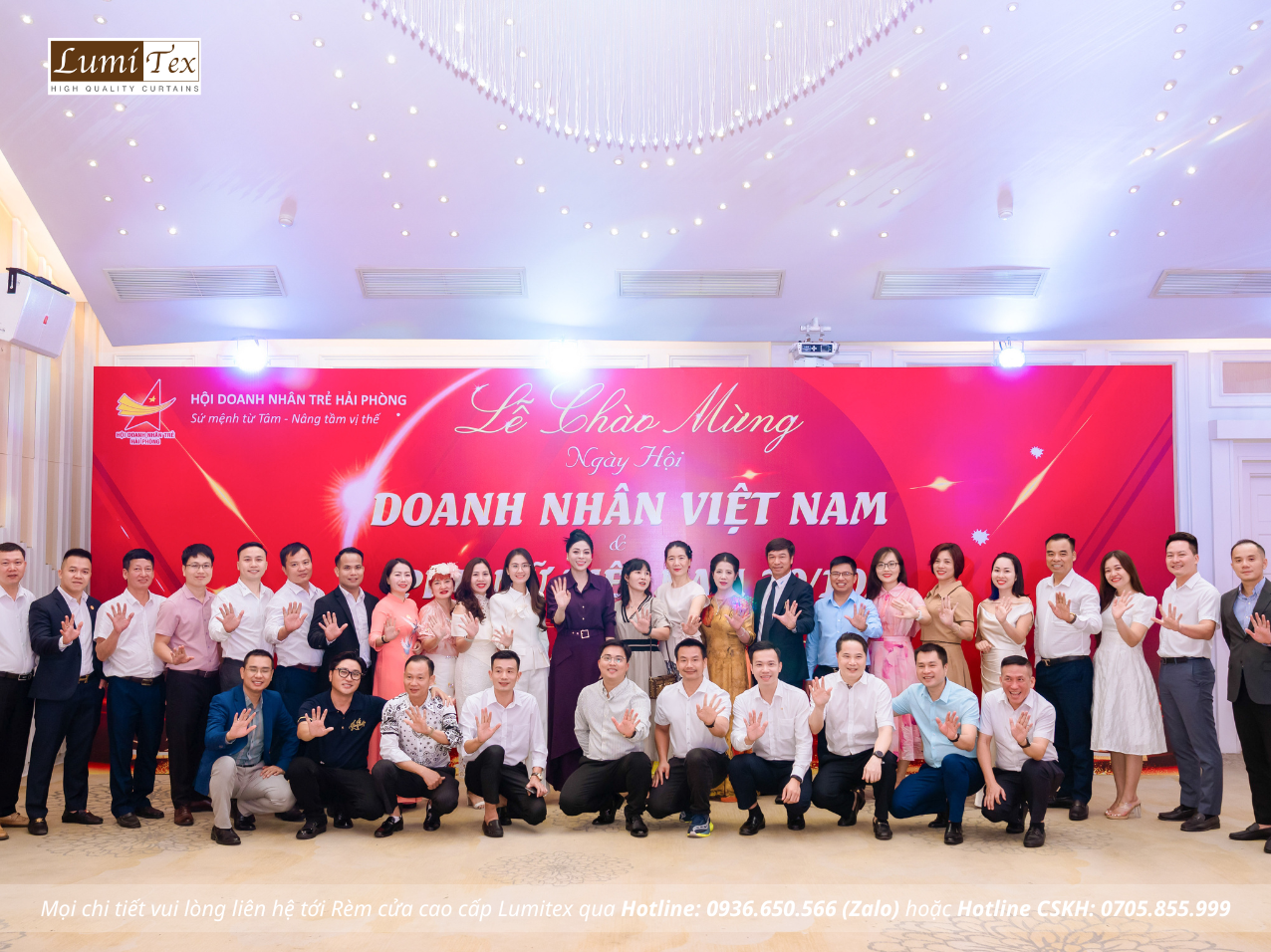 Rèm Lumitex tham dự Hội nghị gặp mặt doanh nghiệp thành phố nhân dịp kỷ niệm 21 năm Ngày Doanh nhân Việt Nam