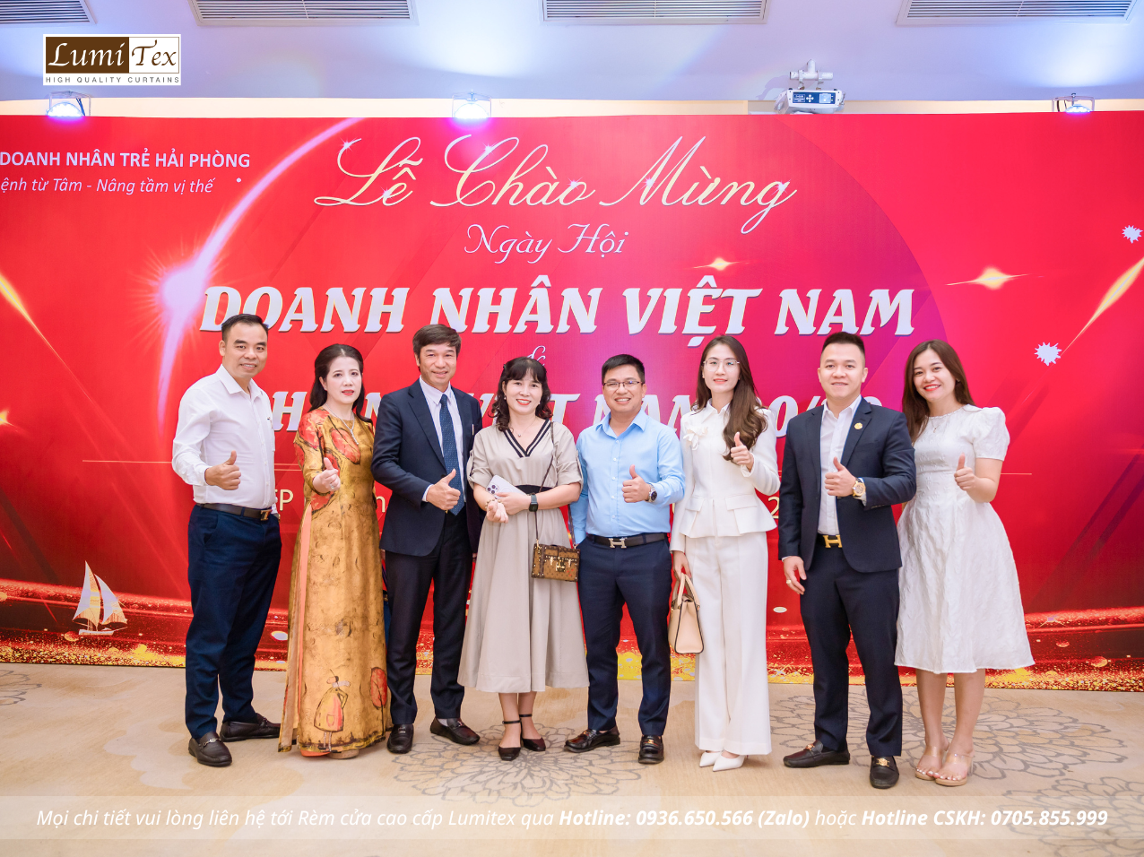 Rèm Lumitex tham dự Hội nghị gặp mặt doanh nghiệp thành phố nhân dịp kỷ niệm 21 năm Ngày Doanh nhân Việt Nam