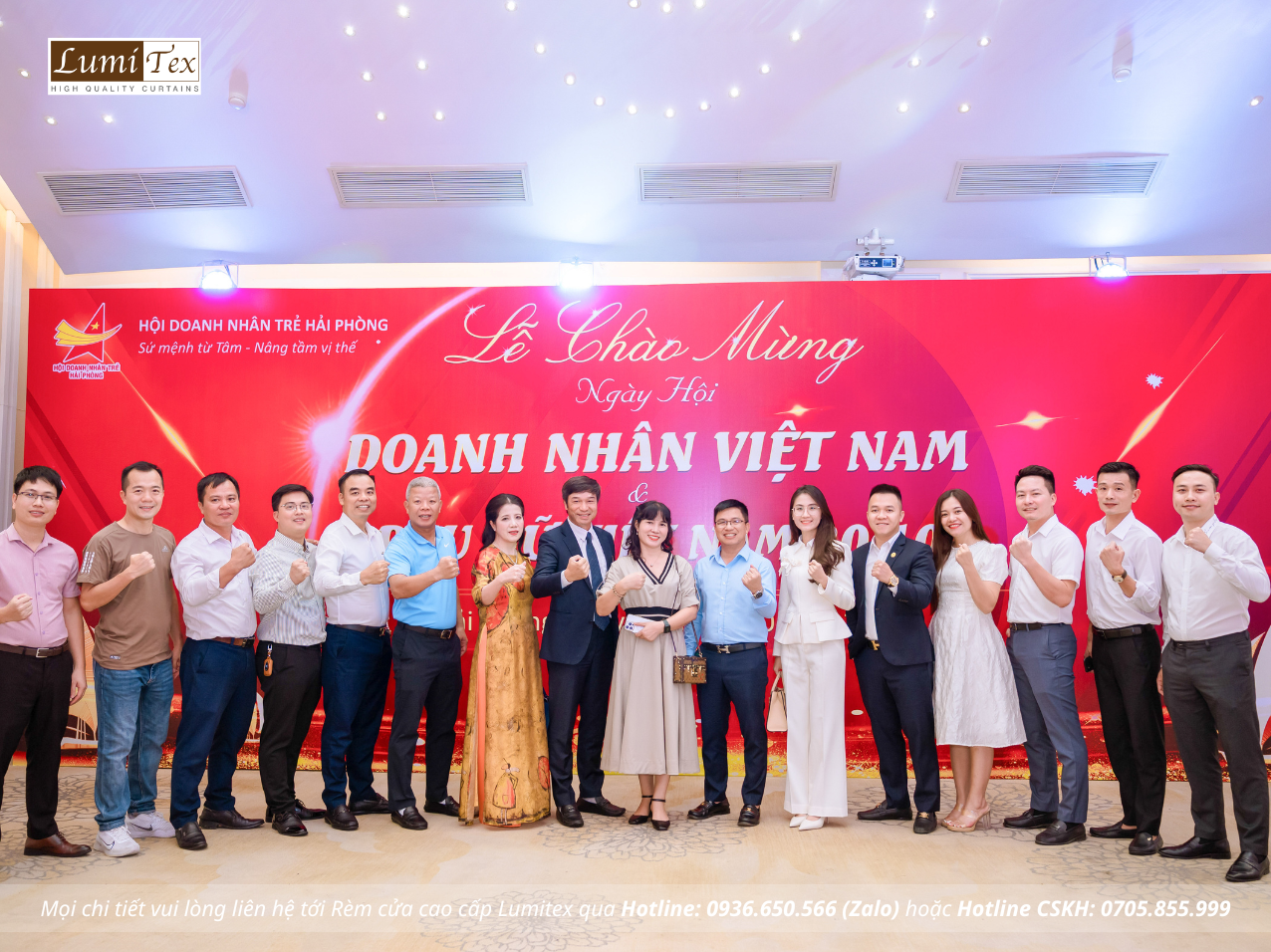 Rèm Lumitex tham dự Hội nghị gặp mặt doanh nghiệp thành phố nhân dịp kỷ niệm 21 năm Ngày Doanh nhân Việt Nam