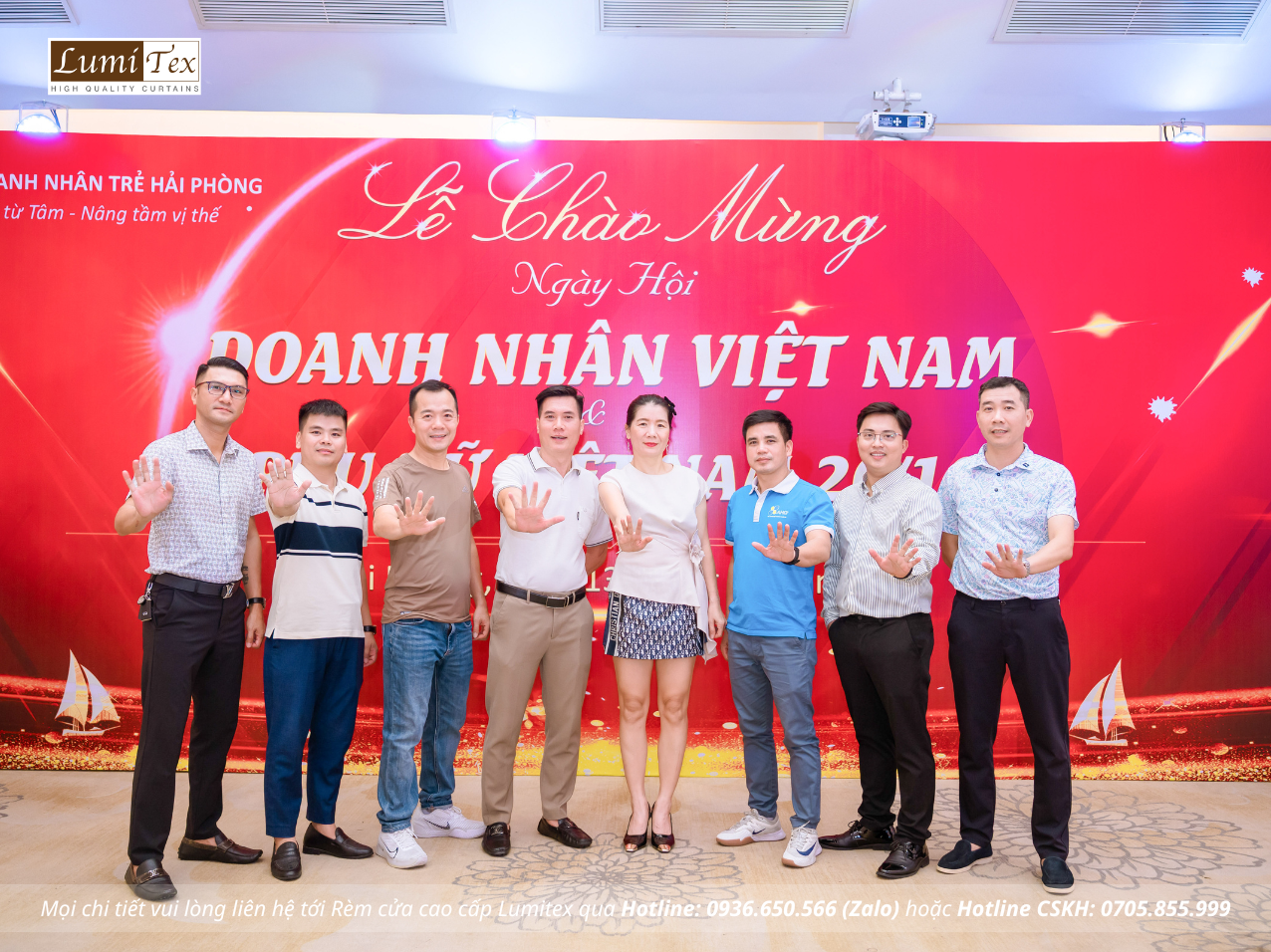 Rèm Lumitex tham dự Hội nghị gặp mặt doanh nghiệp thành phố nhân dịp kỷ niệm 21 năm Ngày Doanh nhân Việt Nam