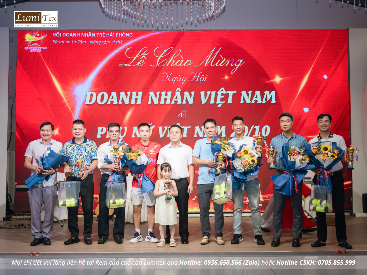 Rèm Lumitex tham dự Hội nghị gặp mặt doanh nghiệp thành phố nhân dịp kỷ niệm 21 năm Ngày Doanh nhân Việt Nam