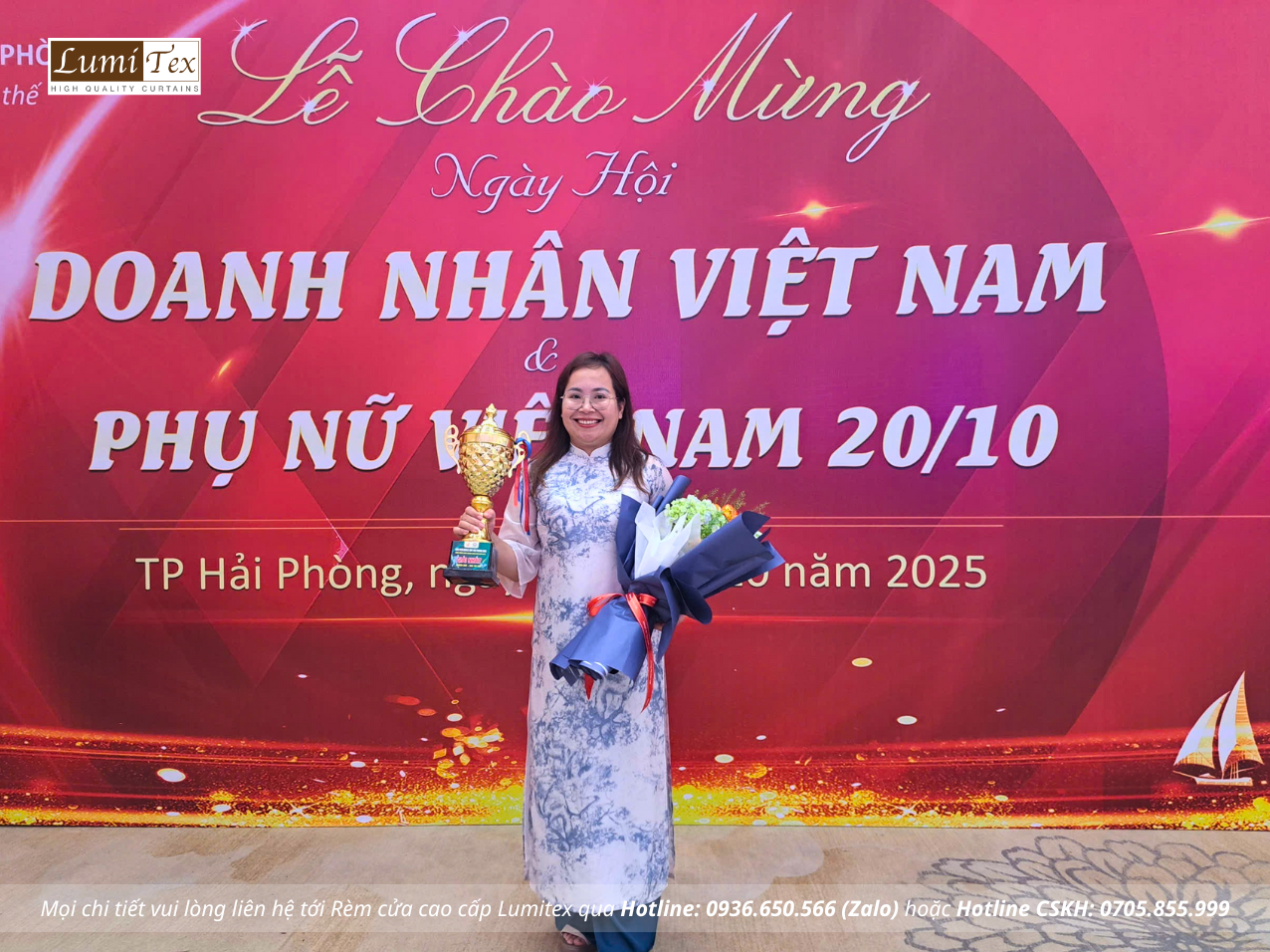 Rèm Lumitex tham dự Hội nghị gặp mặt doanh nghiệp thành phố nhân dịp kỷ niệm 21 năm Ngày Doanh nhân Việt Nam