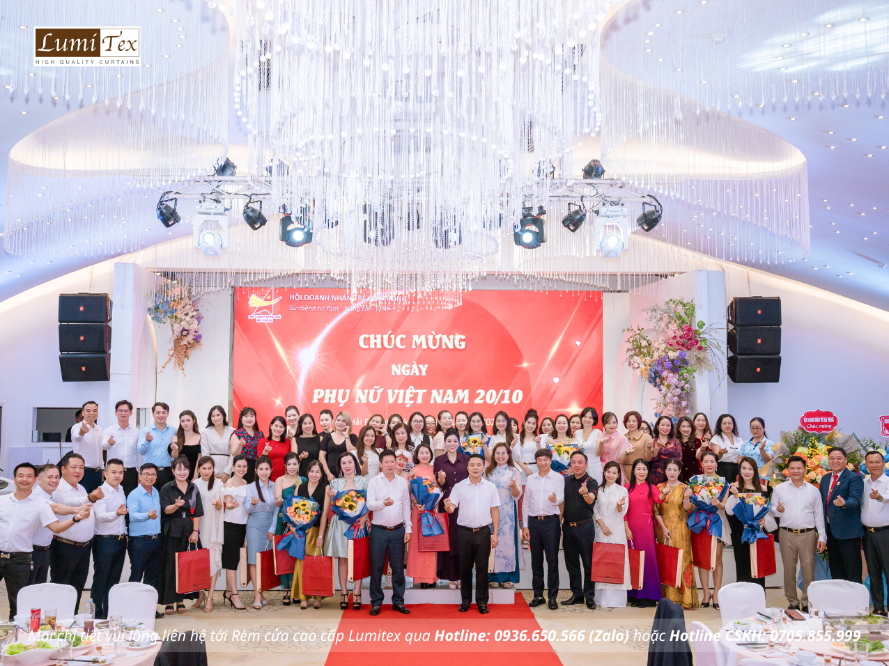 Rèm Lumitex tham dự Hội nghị gặp mặt doanh nghiệp thành phố nhân dịp kỷ niệm 21 năm Ngày Doanh nhân Việt Nam